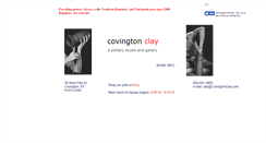 Desktop Screenshot of covingtonclay.com