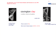 Tablet Screenshot of covingtonclay.com